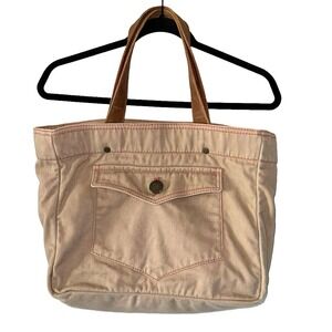 Gap Reversible Tote Bag with Leather Handles